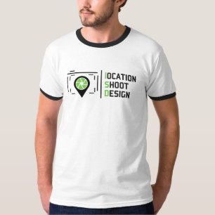 Ontwerp van locatieopnamen t-shirt