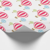 Ontwerp van luchtballonnen cadeaupapier (Hoek)