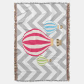 Ontwerp van luchtballonnen deken (Voorkant Verticaal)