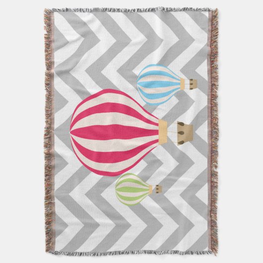 Ontwerp van luchtballonnen deken (Voorkant Verticaal)