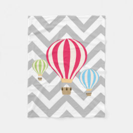 Ontwerp van luchtballonnen fleece deken