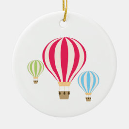 Ontwerp van luchtballonnen keramisch ornament