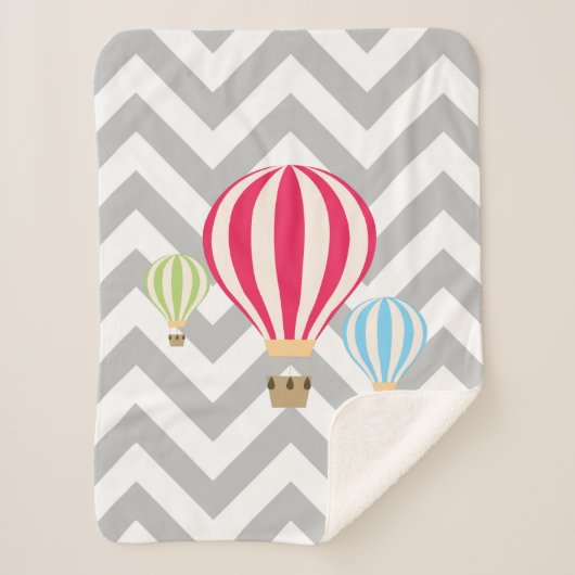 Ontwerp van luchtballonnen sherpa deken (Voorkant)