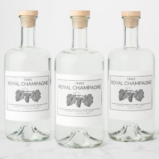 Ontwerp van luxe flessenlabel likeurfles etiket (Flessen)