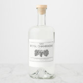 Ontwerp van luxe flessenlabel likeurfles etiket (Voorkant)