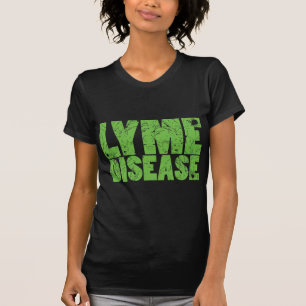 Ontwerp van Lyme Green "Lyme Disease" met teken T-shirt