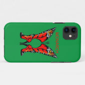 ONTWERP VAN MAANKOPVLAKBOOTS Case-Mate iPhone CASE (Achterkant (horizontaal))