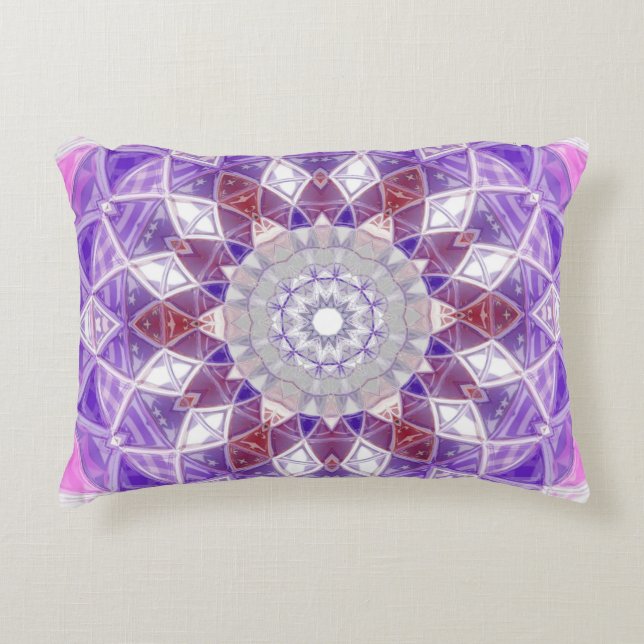 ontwerp van mandala accent kussen (Voorkant)