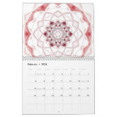 ontwerp van mandala kalender (Feb 2026)