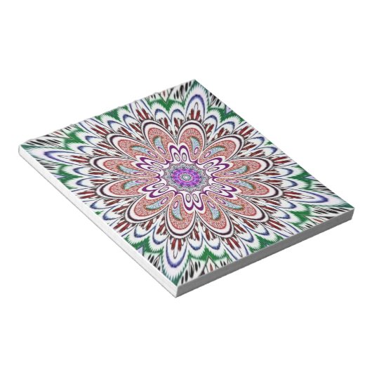 ontwerp van mandala notitieblok (Schuin)