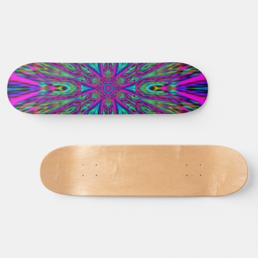 ontwerp van mandala persoonlijk skateboard (Horizontaal)