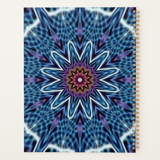 ontwerp van mandala planner (Achterkant)
