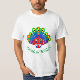 Ontwerp van Mayura raksha (Sri Lanka-vredestichter T-shirt