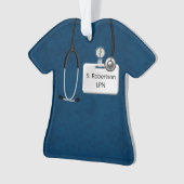 Ontwerp van medische kruiden in blauw ornament (voorkant)