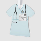 Ontwerp van medische kruiden in lichtblauw ornament (voorkant)