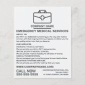 Ontwerp van medische verpakking, EMT, Paramedische Flyer (Voorkant)