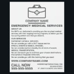 Ontwerp van medische verpakking, EMT, Paramedische Flyer<br><div class="desc">Medische tas,  EMT,  Paramedic Adverteren brochures door de Visitekaartje winkel.</div>