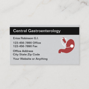 Ontwerp van medische Visitekaartjes voor gastro-en