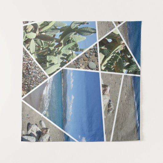 Ontwerp van mediterrane collage wandkleed (Voorkant (horizontaal))