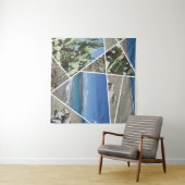 Ontwerp van mediterrane collage wandkleed (In Situ (horizontaal))