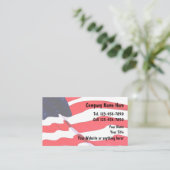 Ontwerp van militair Visitekaartje Americana (Staand voorkant)