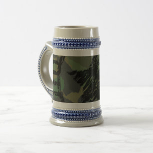 ontwerp van militaire camouflage bierpul