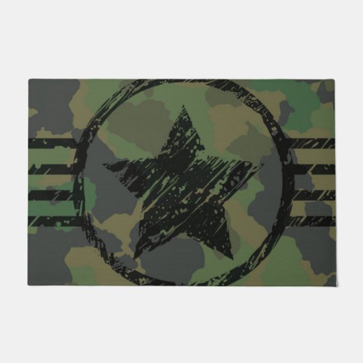 ontwerp van militaire camouflage deurmat (Voorkant)