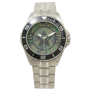 ontwerp van militaire camouflage horloge