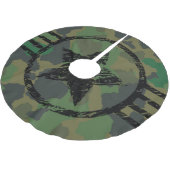 ontwerp van militaire camouflage kerstboom rok (Gekanteld)