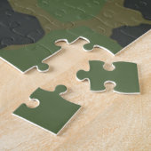 ontwerp van militaire camouflage legpuzzel (Zijkant)