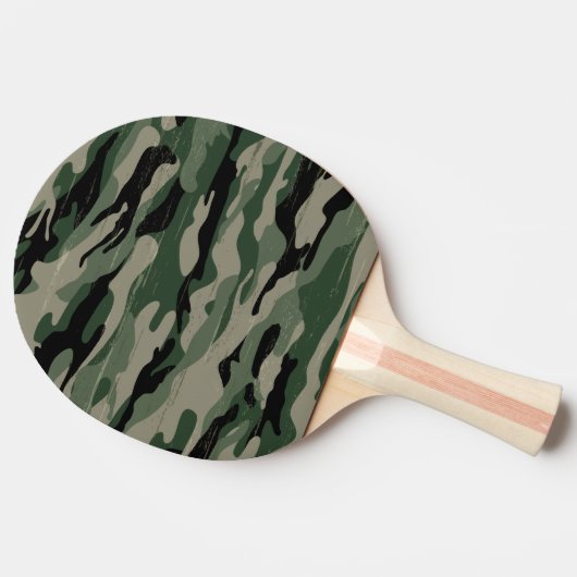 Ontwerp van militaire camouflage tafeltennisbatje (Zijkant)