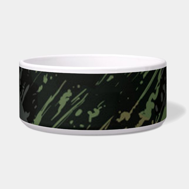 ontwerp van militaire camouflage voerbakje (Voorkant)