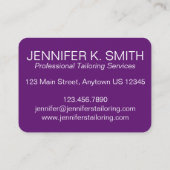 Ontwerp van Mode voor naaiwerk met schroefdraad Visitekaartje (Achterkant)