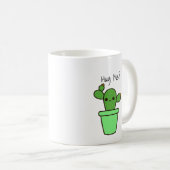 Ontwerp van Mok met groene cactus voor zelfbeheers (Voorkant rechts)