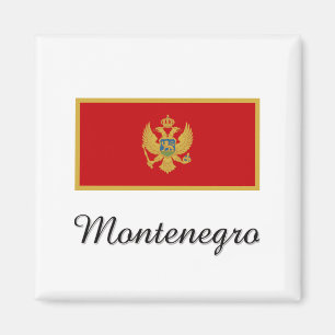 Ontwerp van Montenegro-vlag Magneet