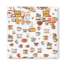 Ontwerp van mooie brillen, theepotten, kopjes & me