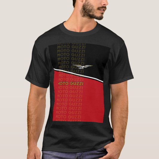ontwerp van moto guzzi t-shirt (Voorkant)