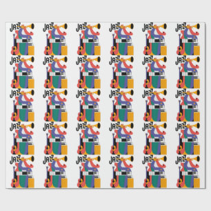 ontwerp van muziekinstrumenten cadeaupapier