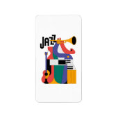 ontwerp van muziekinstrumenten etiket (Voorkant)
