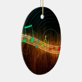 Ontwerp van muzieknoten keramisch ornament (Rechts)