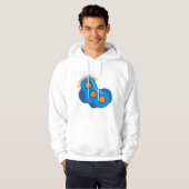 Ontwerp van nanodeeltjes voor een lichtere achterg hoodie (Voorkant volledig)