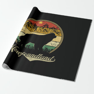Ontwerp van Newfoundland | Gek geschenk voor honde Cadeaupapier