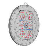 Ontwerp van ocr-inktdiagram Hockey-game Dartbord (Voorkant Links)