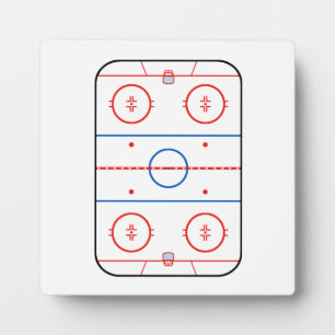 Ontwerp van ocr-inktdiagram Hockey-game Fotoplaat