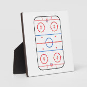Ontwerp van ocr-inktdiagram Hockey-game Fotoplaat (Voorkant)