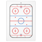 Ontwerp van ocr-inktdiagram Hockey-game Klembord (Achterkant)