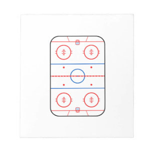 Ontwerp van ocr-inktdiagram Hockey-game Notitieblok
