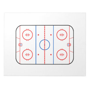 Ontwerp van ocr-inktdiagram Hockey-game Notitieblok