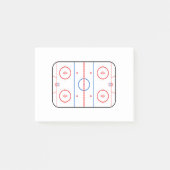 Ontwerp van ocr-inktdiagram Hockey-game Post-it® Notes (Voorkant)