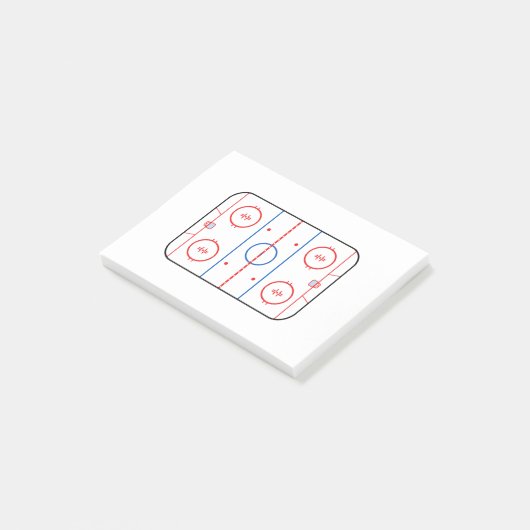 Ontwerp van ocr-inktdiagram Hockey-game Post-it® Notes (Schuin)